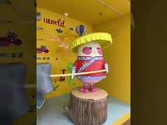 The fiberglass sculpture customized for the client's kindergarten