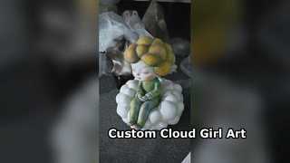 Cloud Girl, custom-made from scratch for the client. 